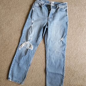 Abercrombie & Fitch "The Dad" Curve Love High Rise Jeans
